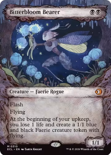 Bitterbloom Bearer (Showcase) (310), Lorwyn Eclipsed — Magic card price