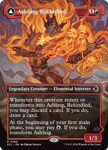 Ashling, Rekindled (Borderless) (290), Lorwyn Eclipsed — Magic card price