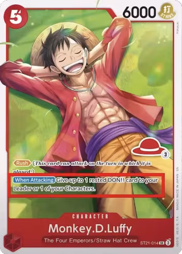 Monkey.D.Luffy - ST21-014 (Luffy Deck) (ST21-014) — card price