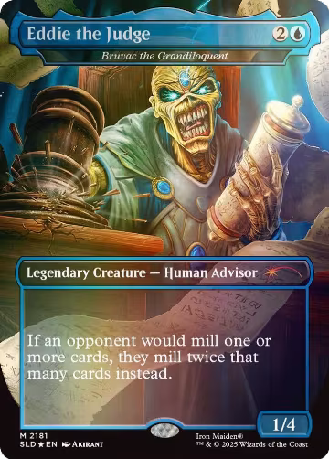 Eddie the Judge - Bruvac the Grandiloquent (Rainbow Foil) (2181), Secret Lair Drop Series — Magic card price