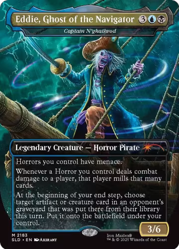 Eddie, Ghost of the Navigator - Captain N'ghathrod (2183), Secret Lair Drop Series — Magic card price