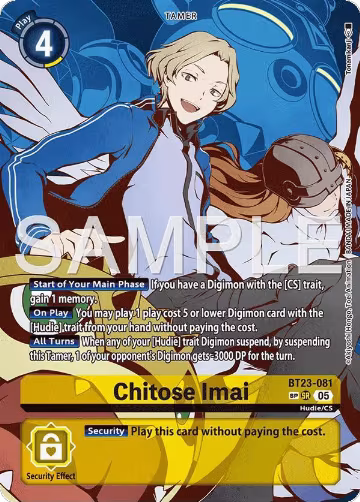 Chitose Imai (SP) (BT23-081 SR) — card price