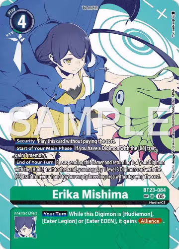 Erika Mishima (SP) (BT23-084 SR) — card price