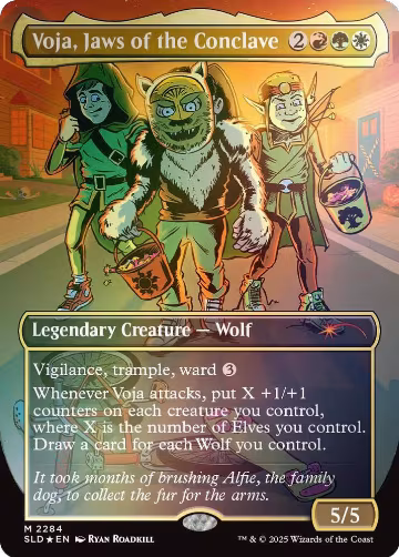 Voja, Jaws of the Conclave (Rainbow Foil) (2284), Secret Lair Drop Series — Magic card price