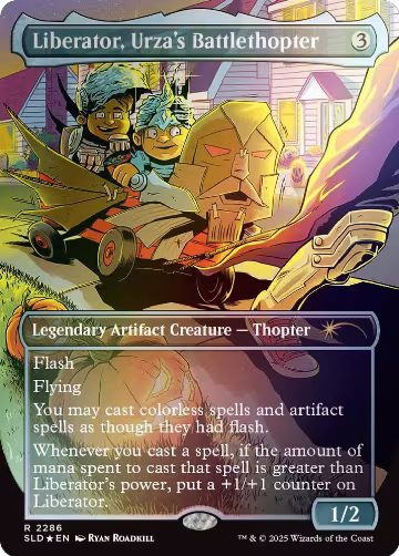 Liberator, Urza's Battlethopter (Rainbow Foil) (2286), Secret Lair Drop Series — Magic card price