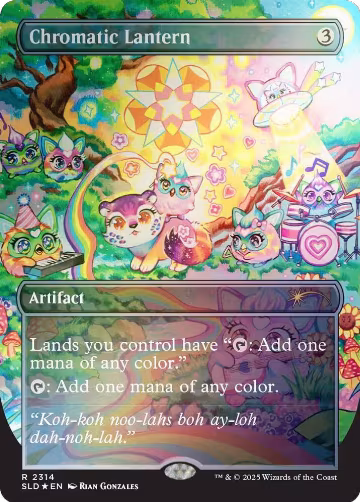 Chromatic Lantern (2314) (Rainbow Foil) (2314), Secret Lair Drop Series — Magic card price