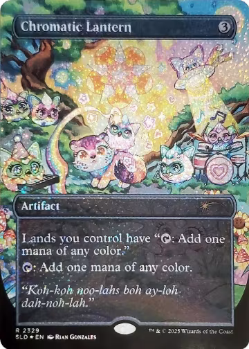 Chromatic Lantern (2329) (Confetti Foil) (2329), Secret Lair Drop Series — Magic card price