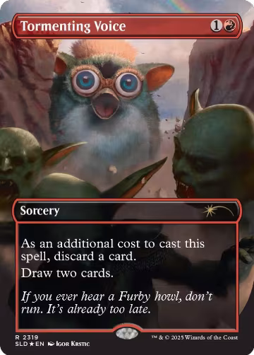 Tormenting Voice (Rainbow Foil) (2319), Secret Lair Drop Series — Magic card price