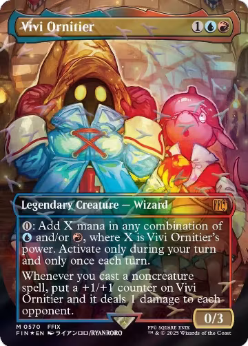 Vivi Ornitier (Borderless) (Chocobo Track Foil) (570), FINAL FANTASY — Magic card price