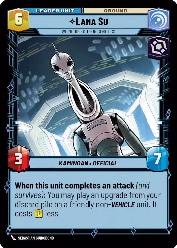 Lama Su - We Modified Their Genetics (3/264), Secrets of Power — Star Wars card price