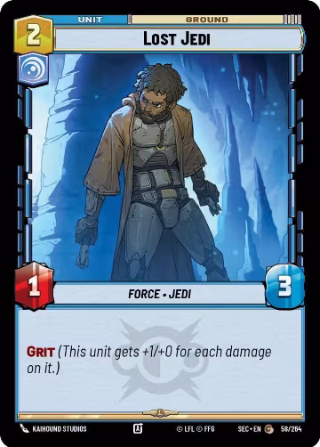 Lost Jedi (58/264), Secrets of Power — Star Wars card price