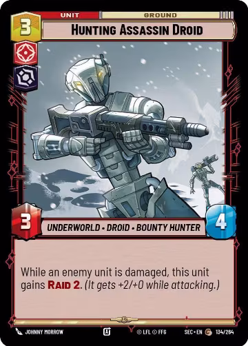 Hunting Assassin Droid (134/264), Secrets of Power — Star Wars card price