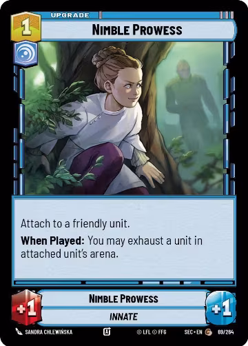 Nimble Prowess (69/264), Secrets of Power — Star Wars card price