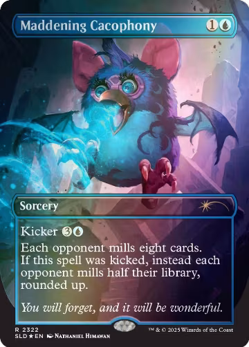 Maddening Cacophony (2322) (Rainbow Foil) (2322), Secret Lair Drop Series — Magic card price