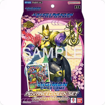 Amethyst Mandala Advanced Starter Deck, Starter Deck 22: Amethyst Mandala Advanced Deck Set — Digimon sealed product price