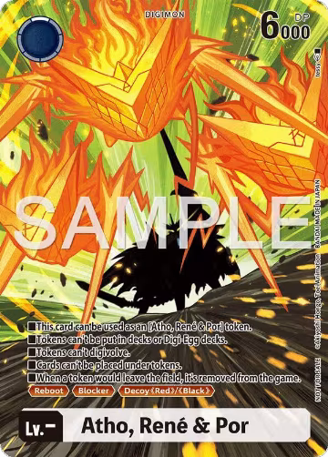 Atho, Rene & Por (Token), Hackers' Slumber — Digimon card price