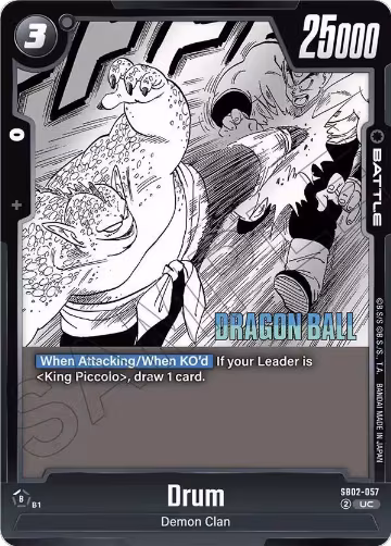 Drum (SB02-057), Manga Booster 02 — DB Fusion card price