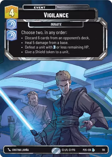 Vigilance (119), Sector and Regional Promos: Season 1 — Star Wars card price