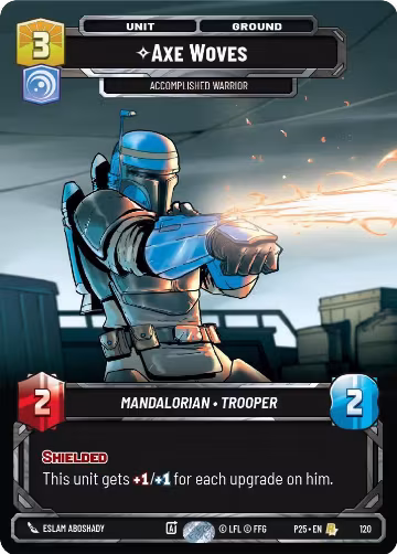 Axe Woves - Accomplished Warrior (120), Sector and Regional Promos: Season 1 — Star Wars card price