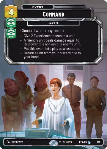 Command (122), Sector and Regional Promos: Season 1 — Star Wars card price