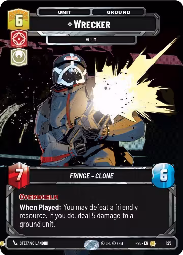 Wrecker - Boom! (125), Sector and Regional Promos: Season 1 — Star Wars card price