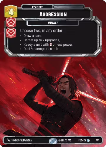 Aggression (126), Sector and Regional Promos: Season 1 — Star Wars card price