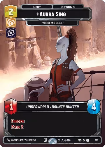 Aurra Sing - Patient and Deadly (128), Sector and Regional Promos: Season 1 — Star Wars card price