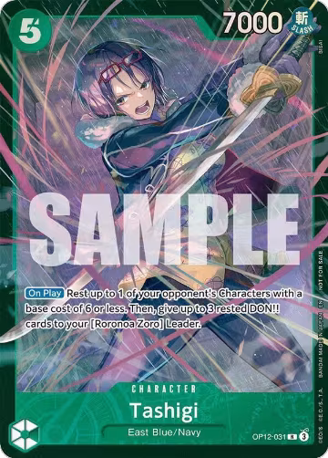 Tashigi (Store Treasure Cup 2025) (OP12-031), One Piece Promotion Cards — One Piece card price