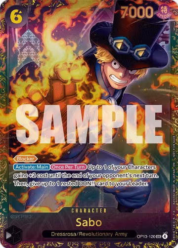 Sabo (Store Treasure Cup 2025) (OP13-120), One Piece Promotion Cards — One Piece card price