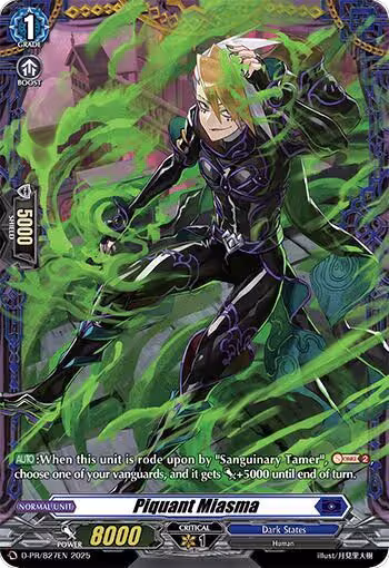 Piquant Miasma (D-PR/827EN), D Promo Cards — Vanguard card price
