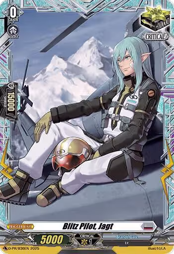 Blitz Pilot, Jagt (D-PR/836EN), D Promo Cards — Vanguard card price