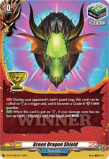 Green Dragon Shield (D-PR/1007EN), D Promo Cards — Vanguard card price