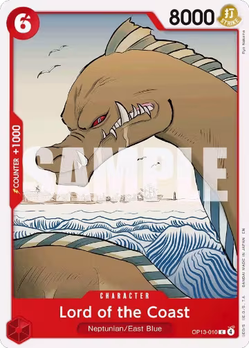 Lord of the Coast (OP13-010), Carrying On His Will — One Piece card price