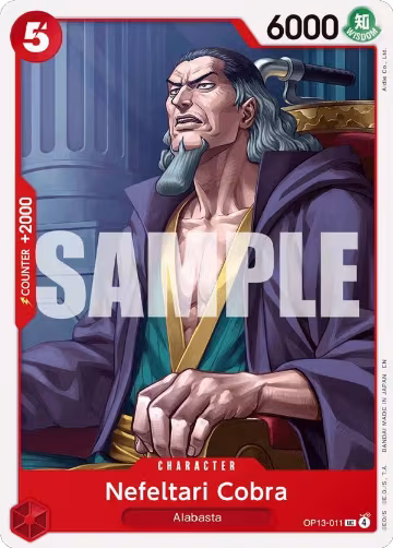Nefeltari Cobra (OP13-011), Carrying On His Will — One Piece card price