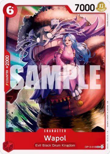 Wapol (OP13-018), Carrying On His Will — One Piece card price
