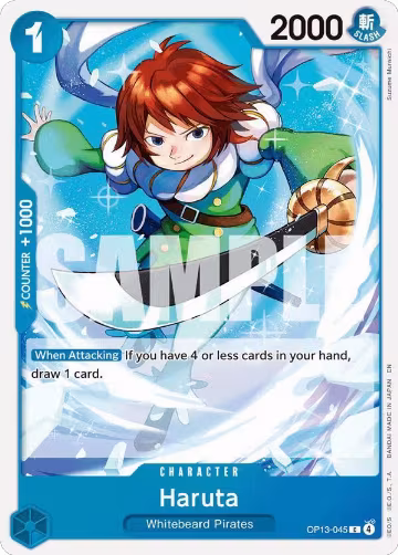 Haruta (OP13-045), Carrying On His Will — One Piece card price
