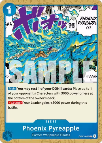 Phoenix Pyreapple (OP13-058), Carrying On His Will — One Piece card price