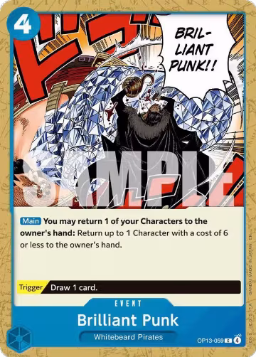 Brilliant Punk (OP13-059), Carrying On His Will — One Piece card price