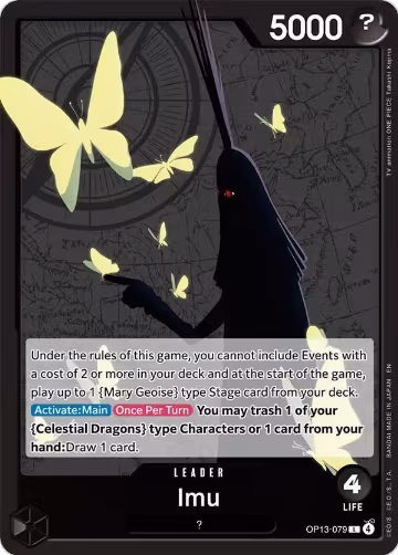 Imu (OP13-079), Carrying On His Will — One Piece card price