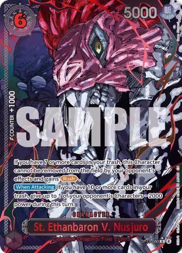 St. Ethanbaron V. Nusjuro (Parallel) (OP13-080), Carrying On His Will — One Piece card price