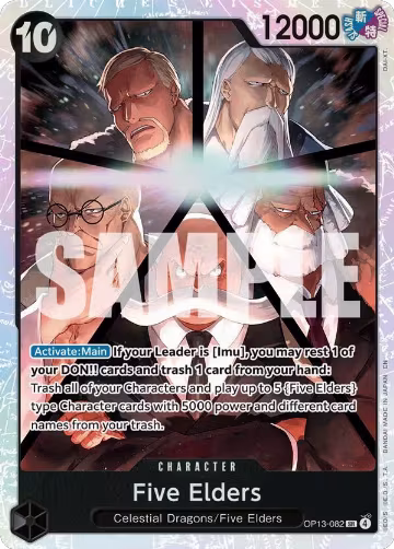 Five Elders (OP13-082), Carrying On His Will — One Piece card price