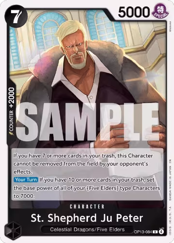 St. Shepherd Ju Peter (OP13-084), Carrying On His Will — One Piece card price