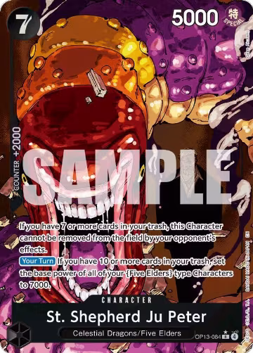 St. Shepherd Ju Peter (Alternate Art) (OP13-084), Carrying On His Will — One Piece card price