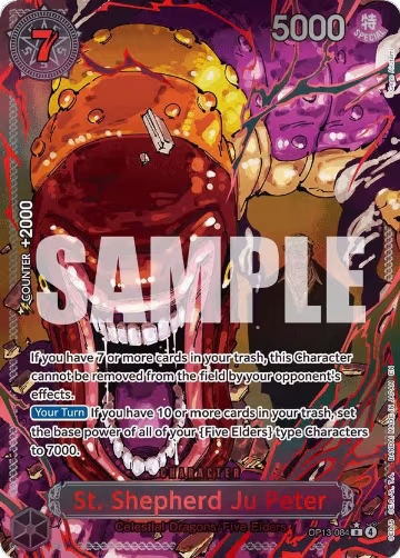 St. Shepherd Ju Peter (Parallel) (OP13-084), Carrying On His Will — One Piece card price