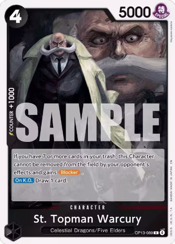 St. Topman Warcury (OP13-089), Carrying On His Will — One Piece card price