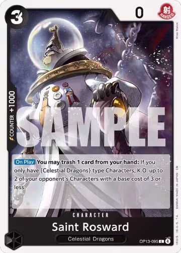 Saint Rosward (OP13-095), Carrying On His Will — One Piece card price