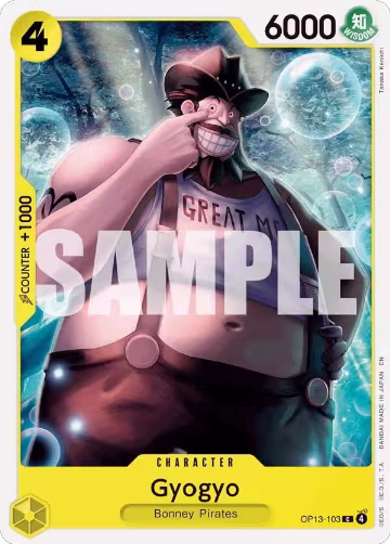 Gyogyo (OP13-103), Carrying On His Will — One Piece card price