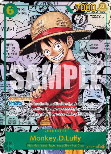 Monkey.D.Luffy (118) (Super Alternate Art) (OP13-118) — card price