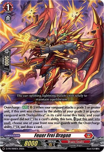 Feuer Frei Dragon (D-PR/906EN), D Promo Cards — Vanguard card price