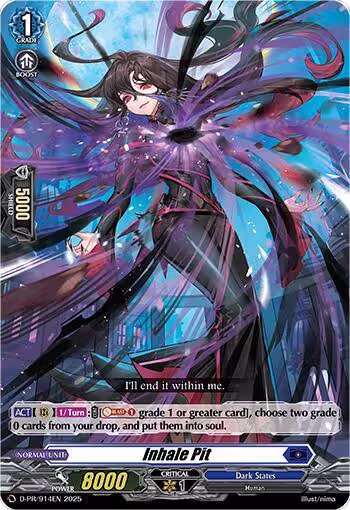 Inhale Pit (D-PR/914EN), D Promo Cards — Vanguard card price
